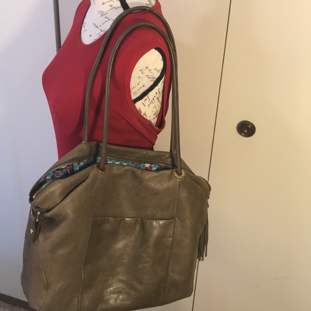HOBO International Large Pebble Leather Hobo Shoulder Bag